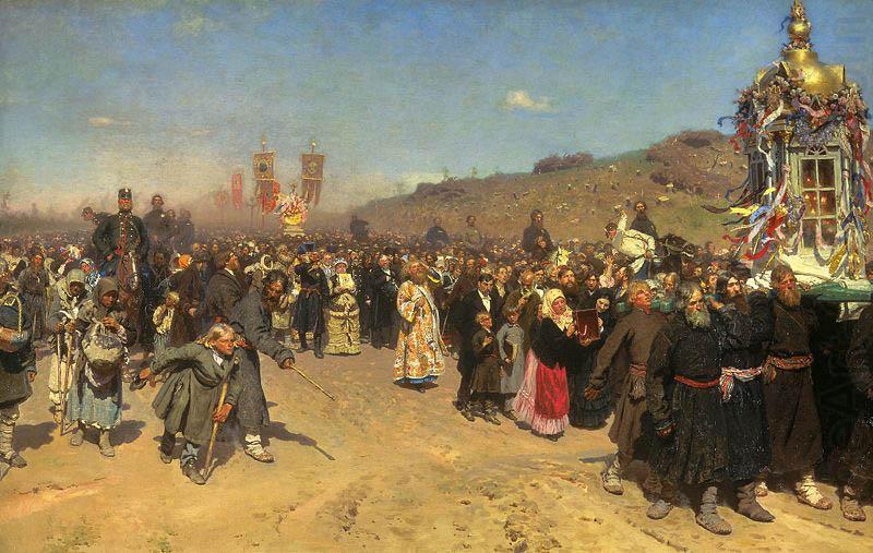 Ilya Repin Easter Procession in the Region of Kursk china oil painting image